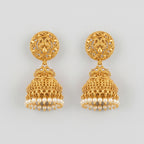 Pearl Jhumka Earrings