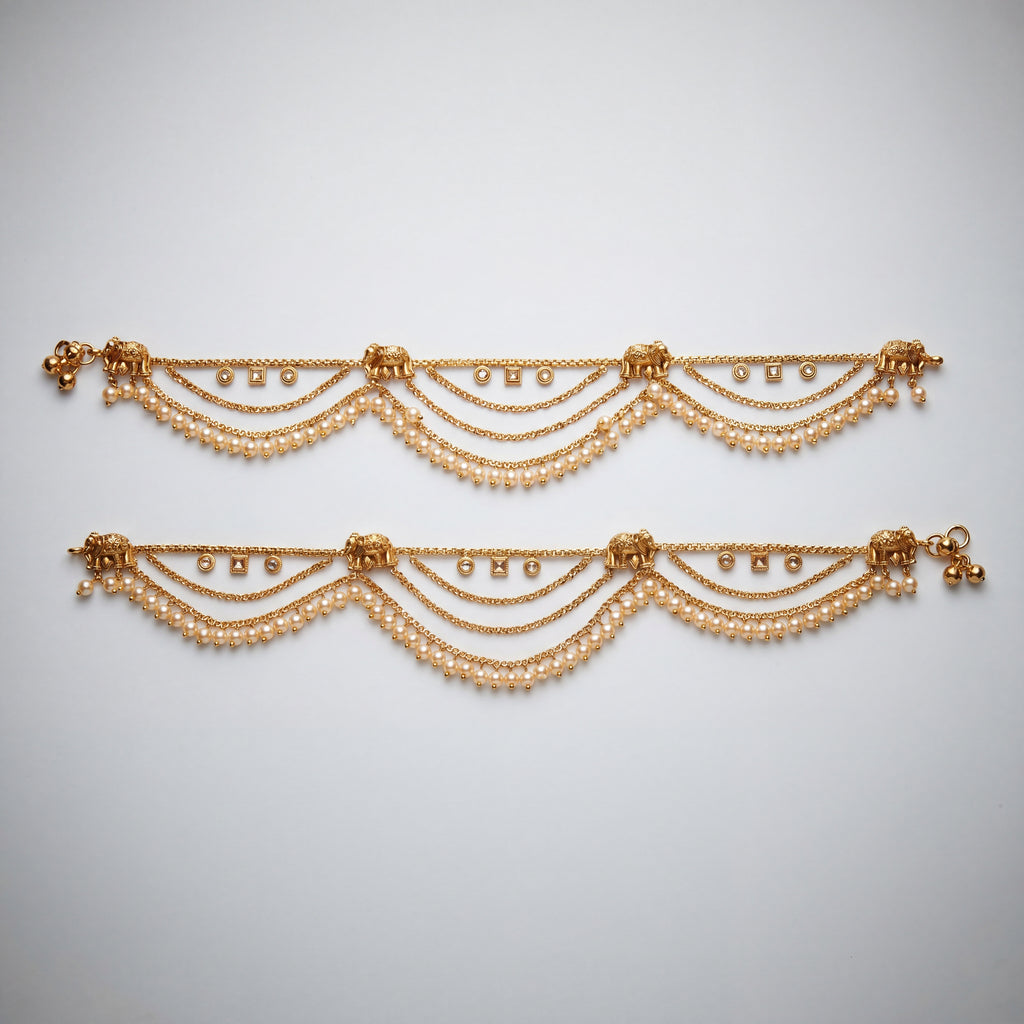 Gaja Pearl Anklet