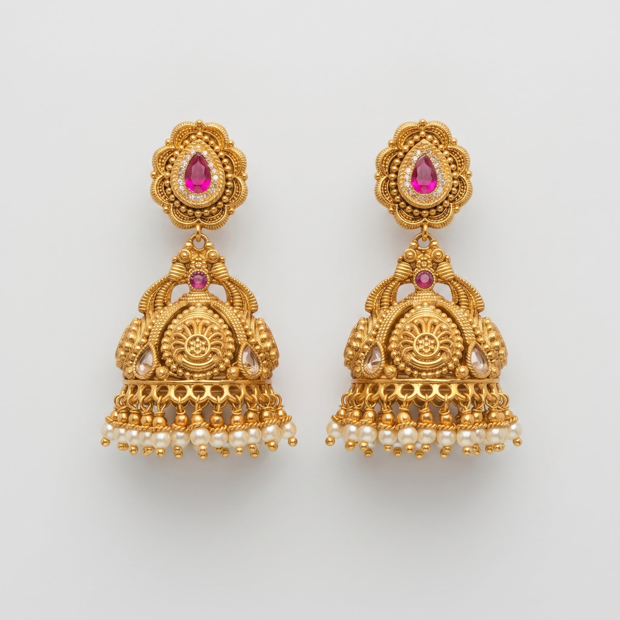 Ruby Drop Earrings
