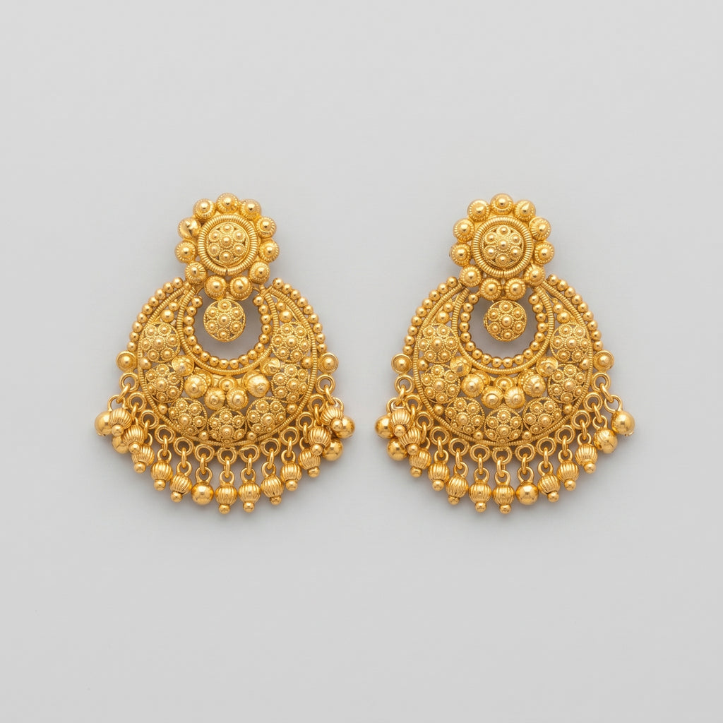 Kavya Gold Earrings