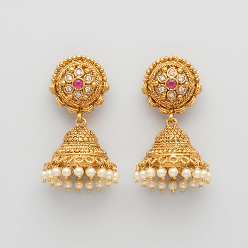 Meera Jhumka Earrings