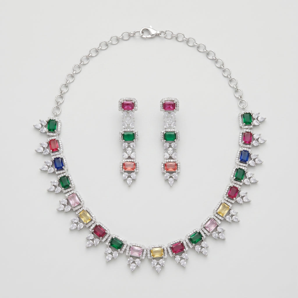 Rangoli Necklace Set