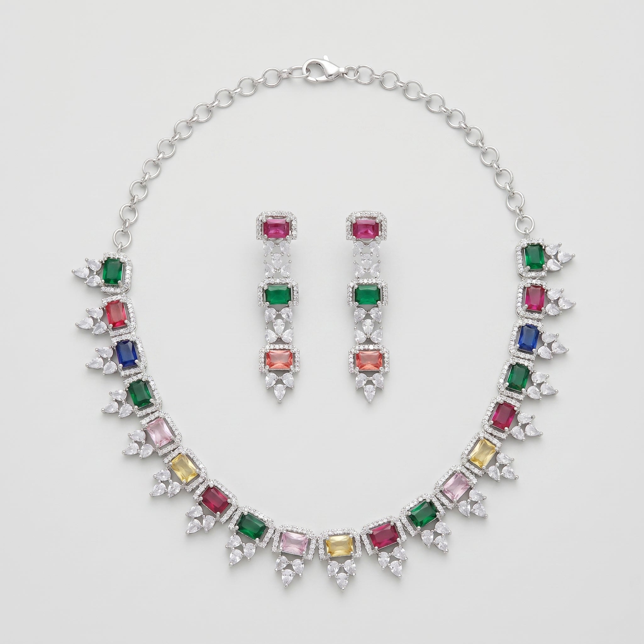 Rangoli Necklace Set