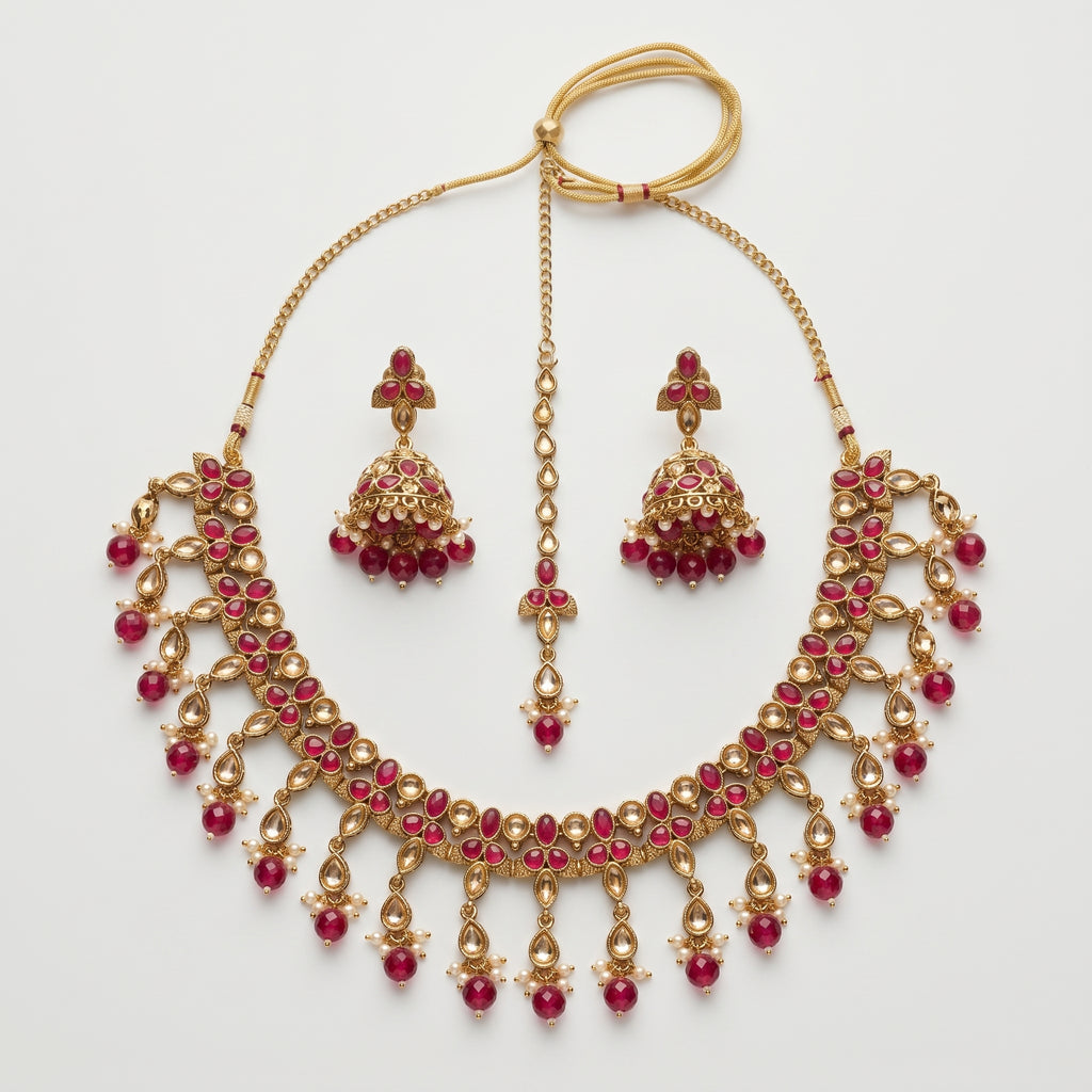 Polki Ruby Necklace