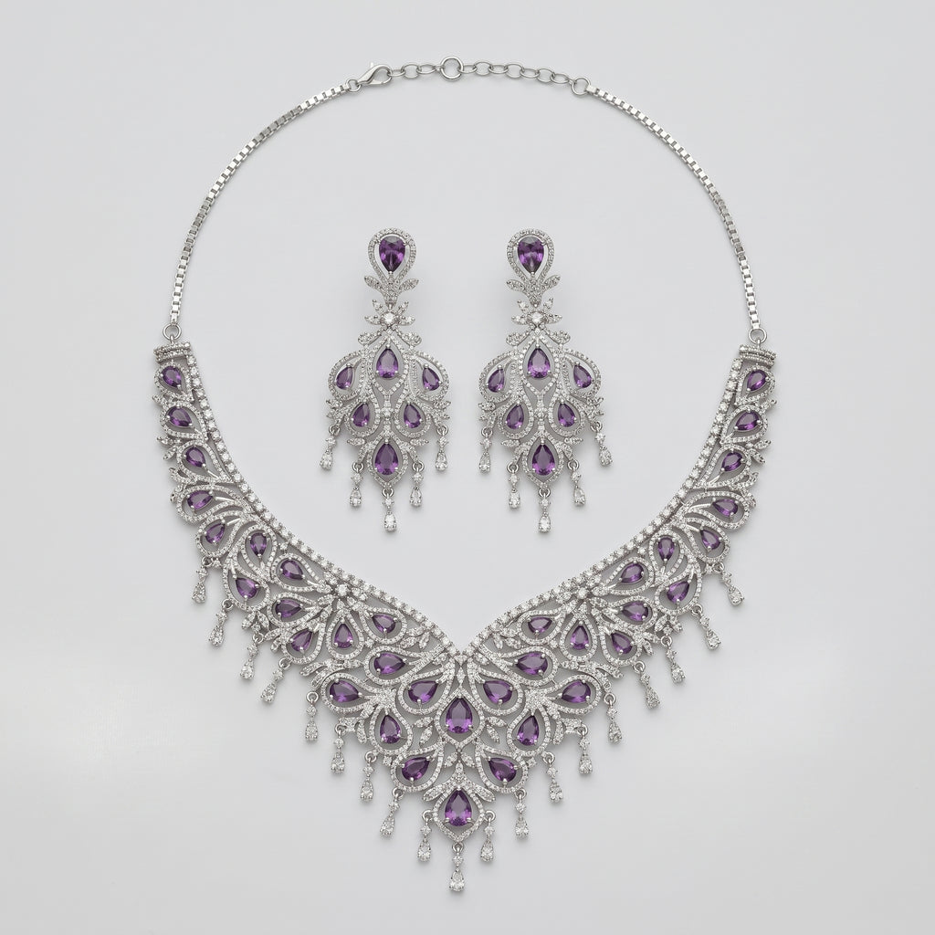Mayuri Amethyst Set