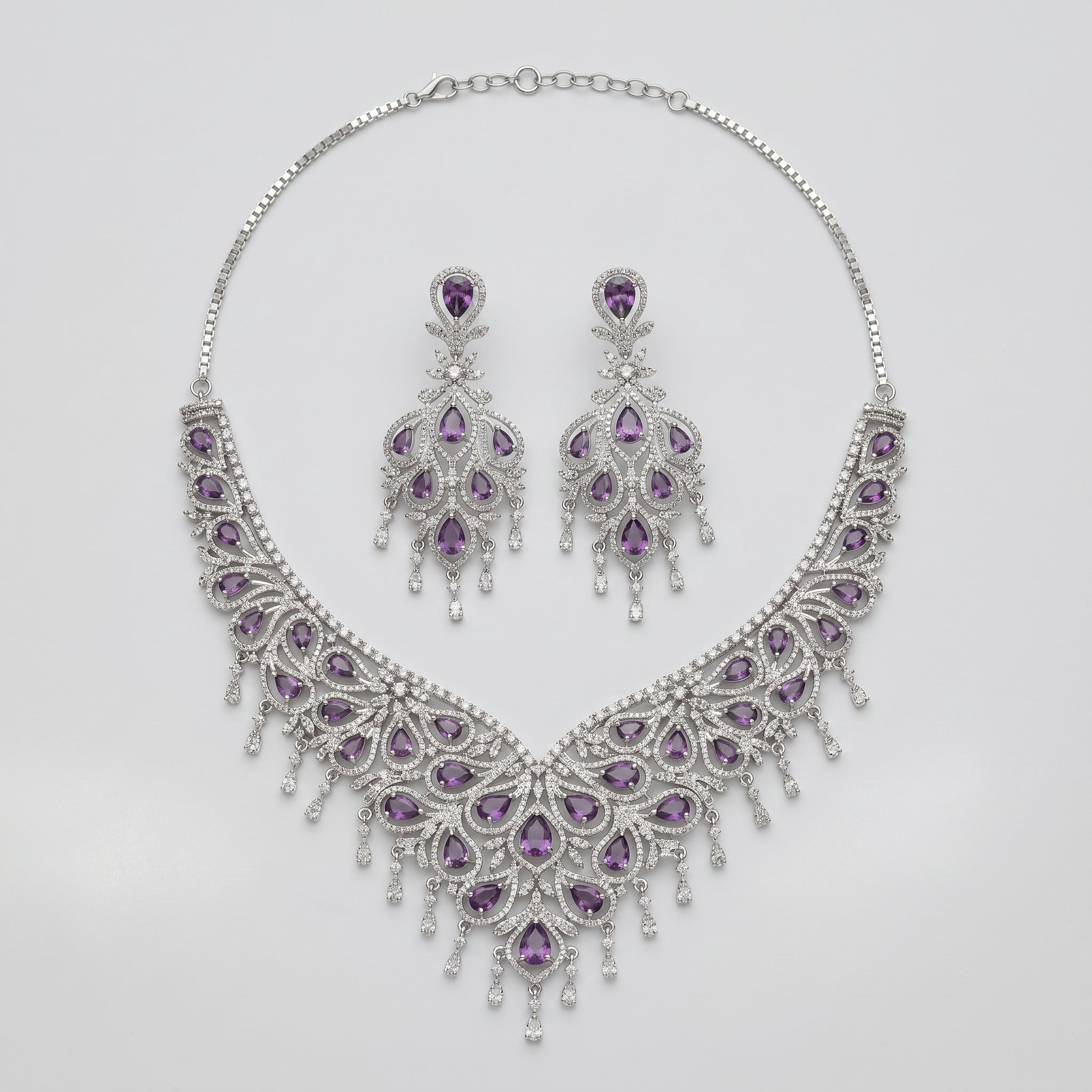 Mayuri Amethyst Set