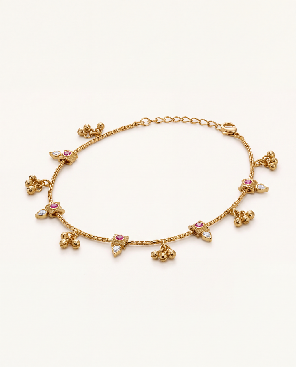 Mira Dewdrop Anklets