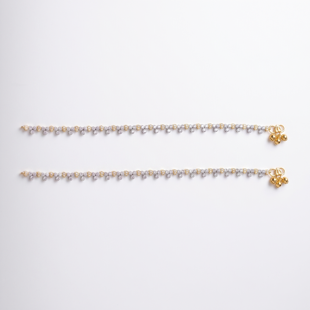 Noor Gilded Anklets