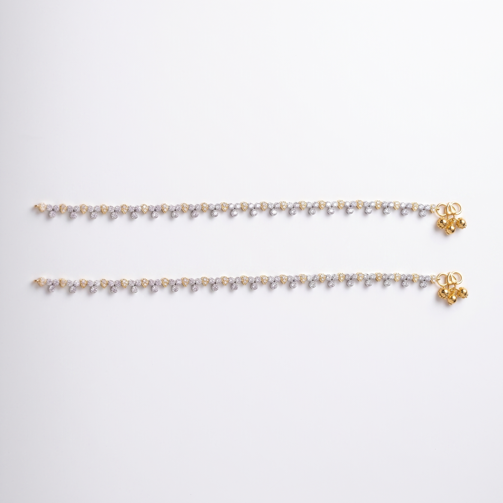 Noor Gilded Anklets