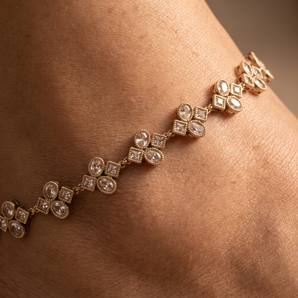 Starlight Bronze Anklets