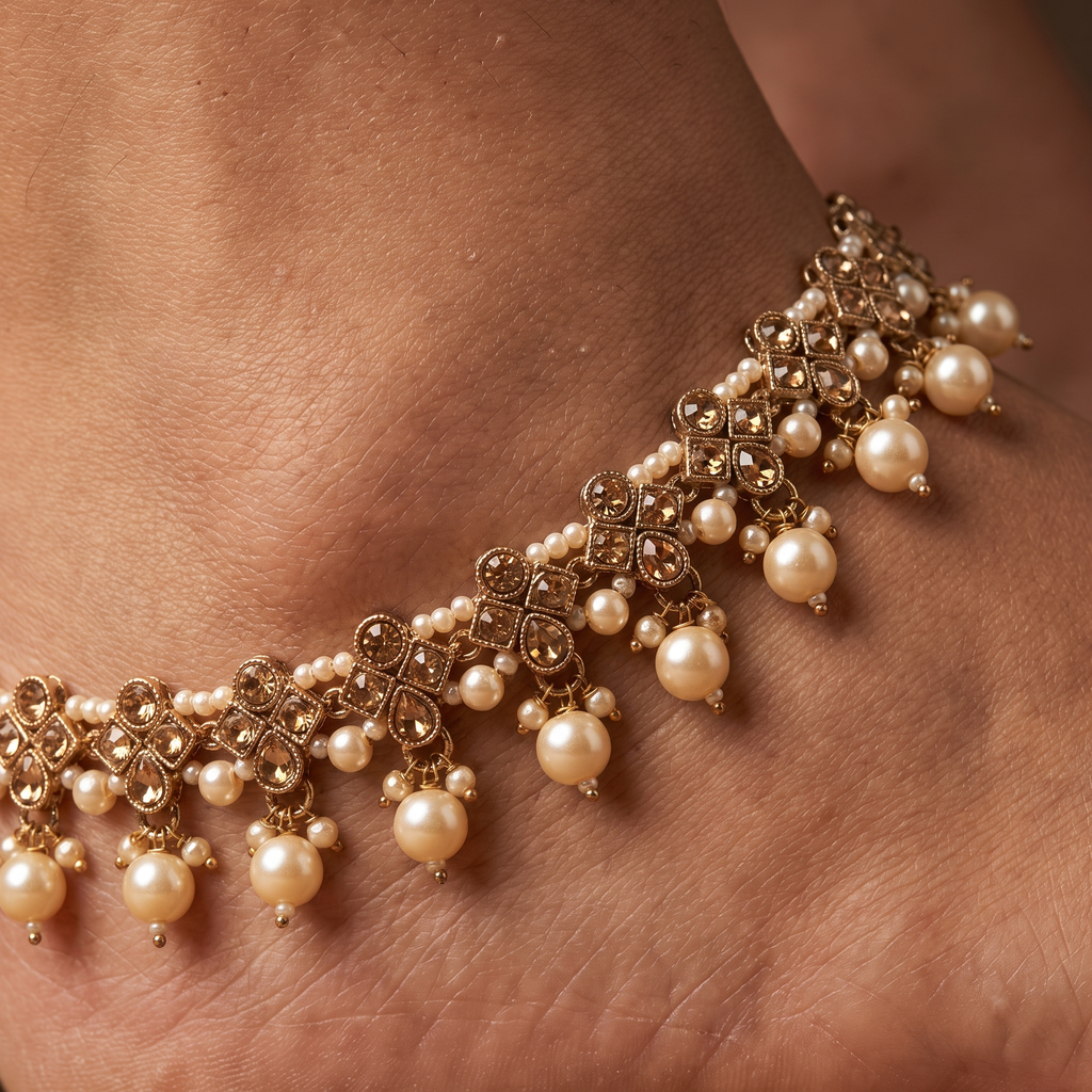 Classic Pearl Anklets
