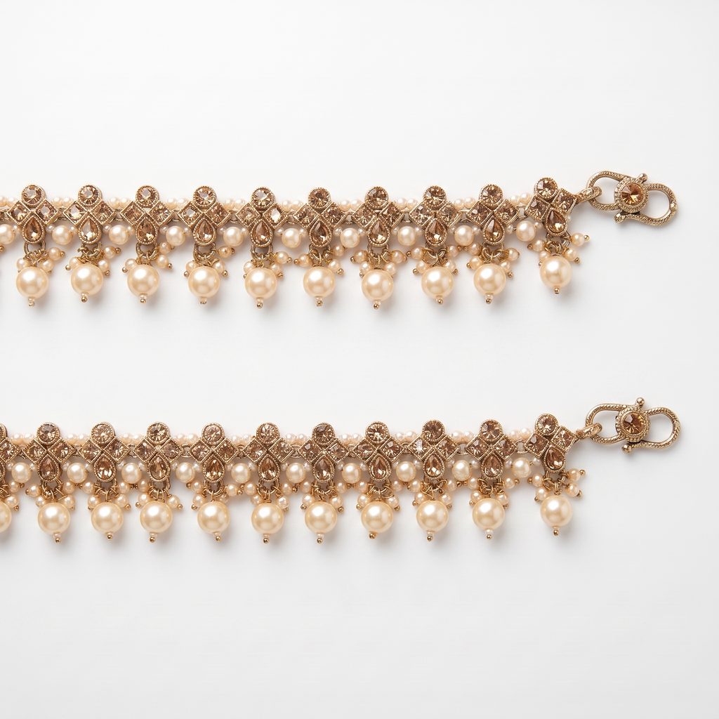 Classic Pearl Anklets