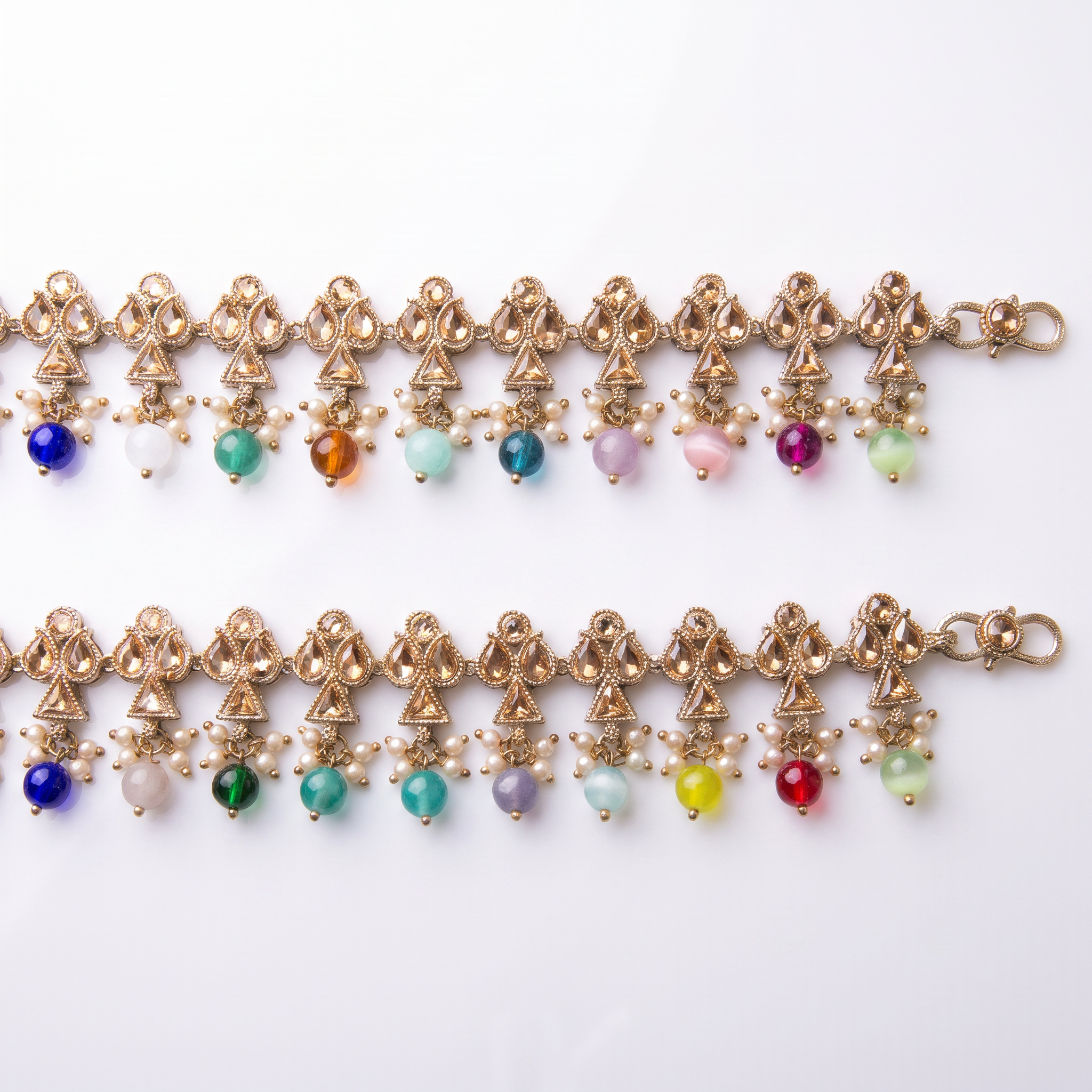 Gia Multi-Color Anklets