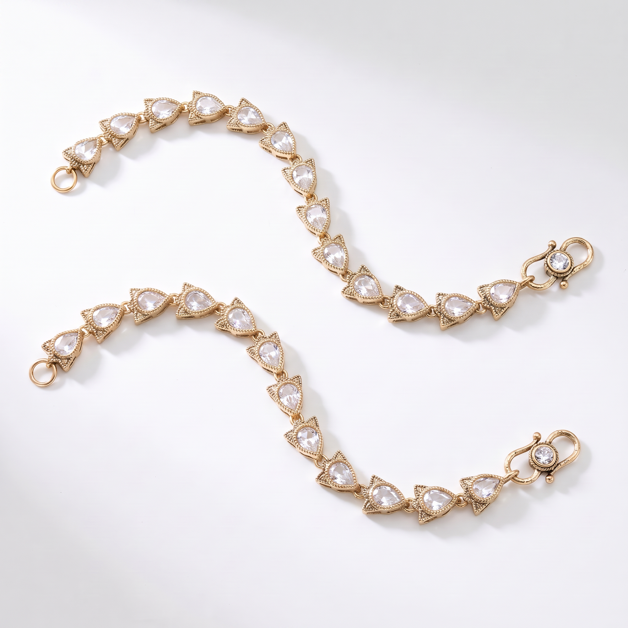 Priya Dewdrop Anklets