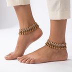 Kiran Gilded Anklets