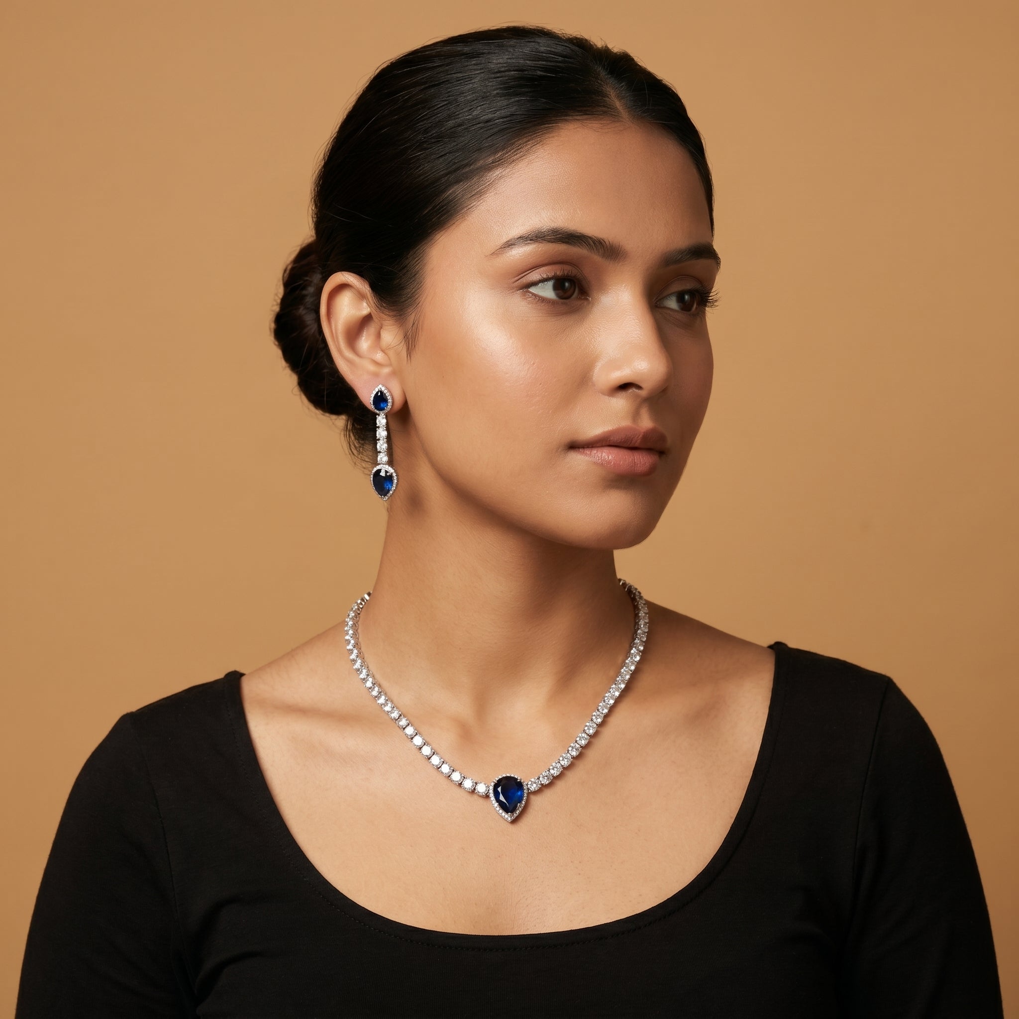 Neelam Drop Set