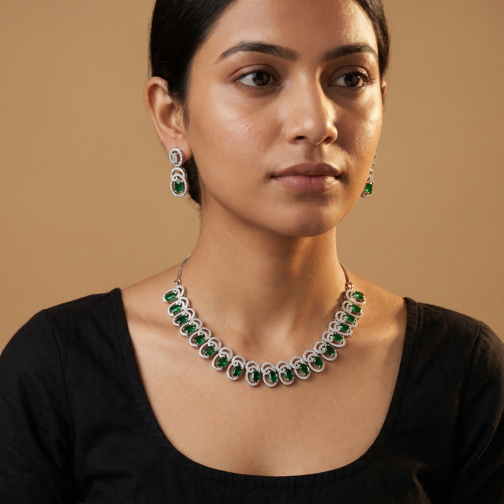 Rani Emerald Set