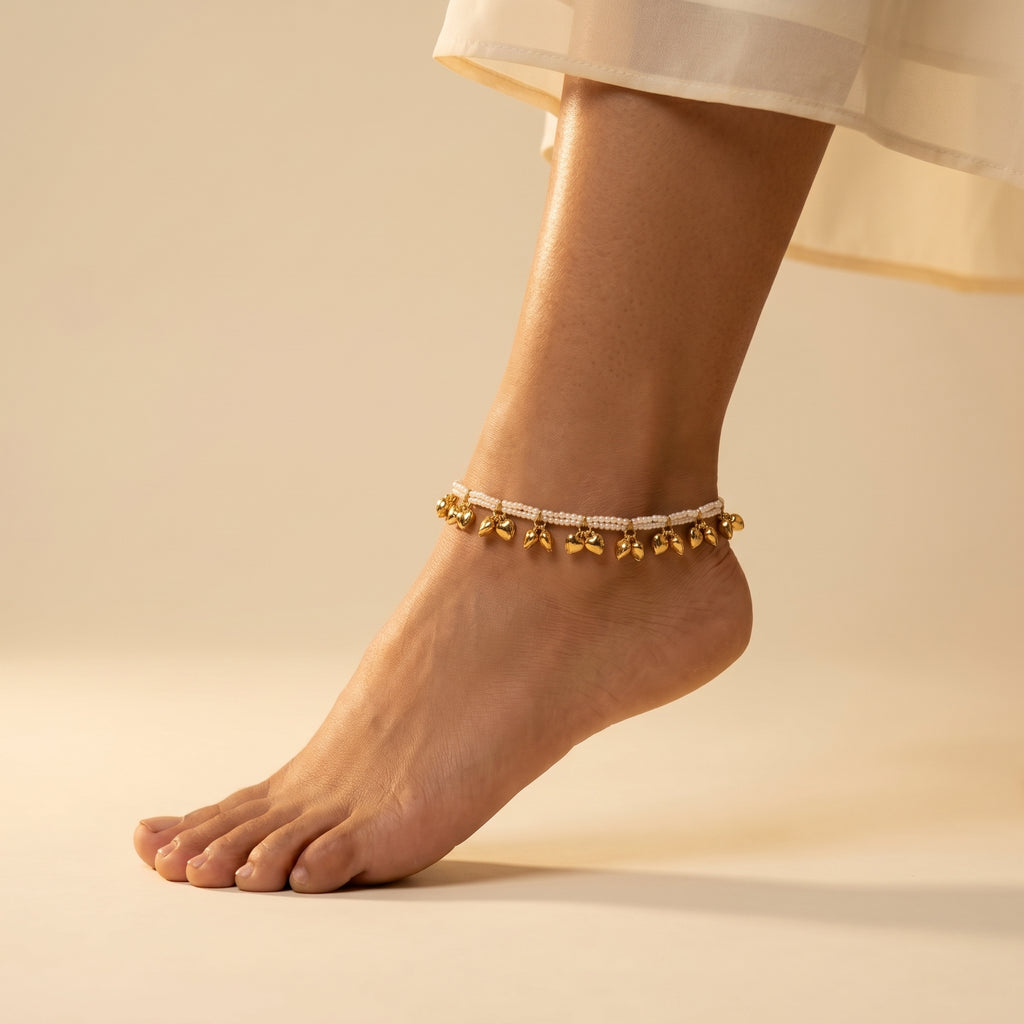 Golden Ghungroo Anklet