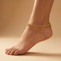 Kundan Drop Anklet