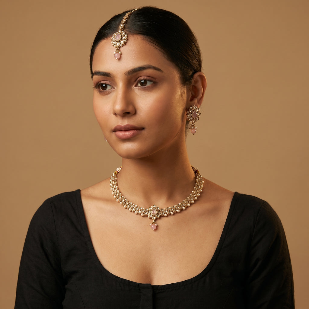 Gulab Pearl Necklace