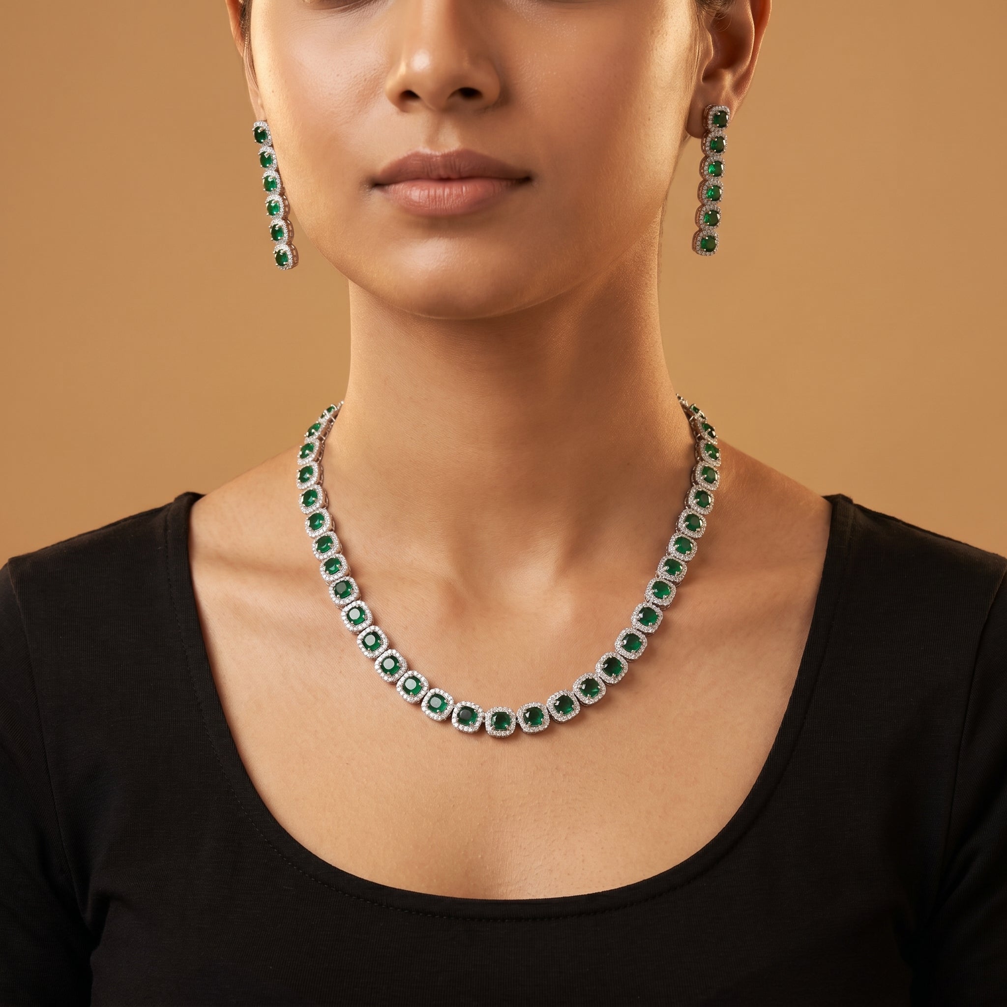 Rani Emerald Set