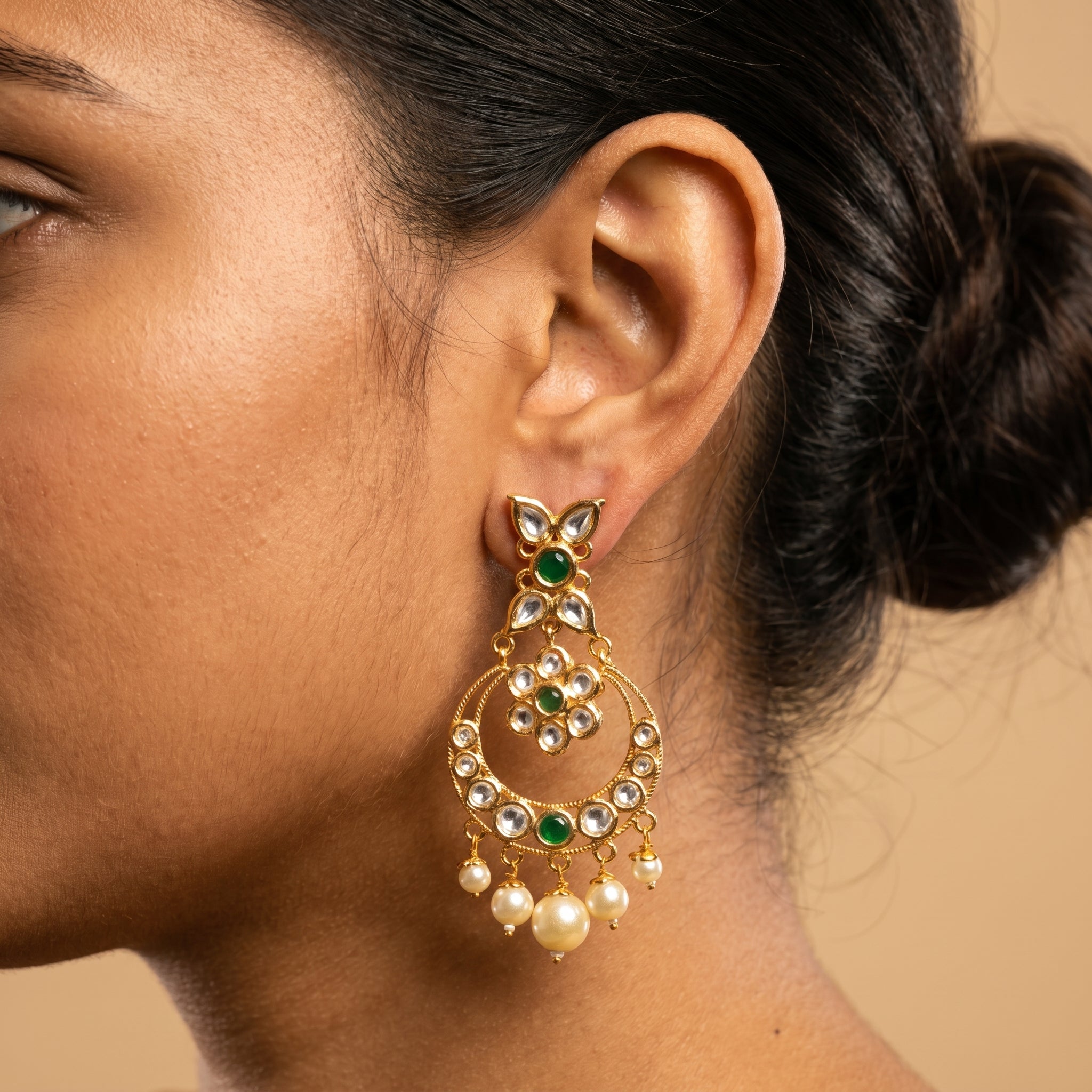 Rani Polki Earrings