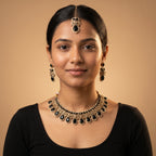 Kajal Black Necklace