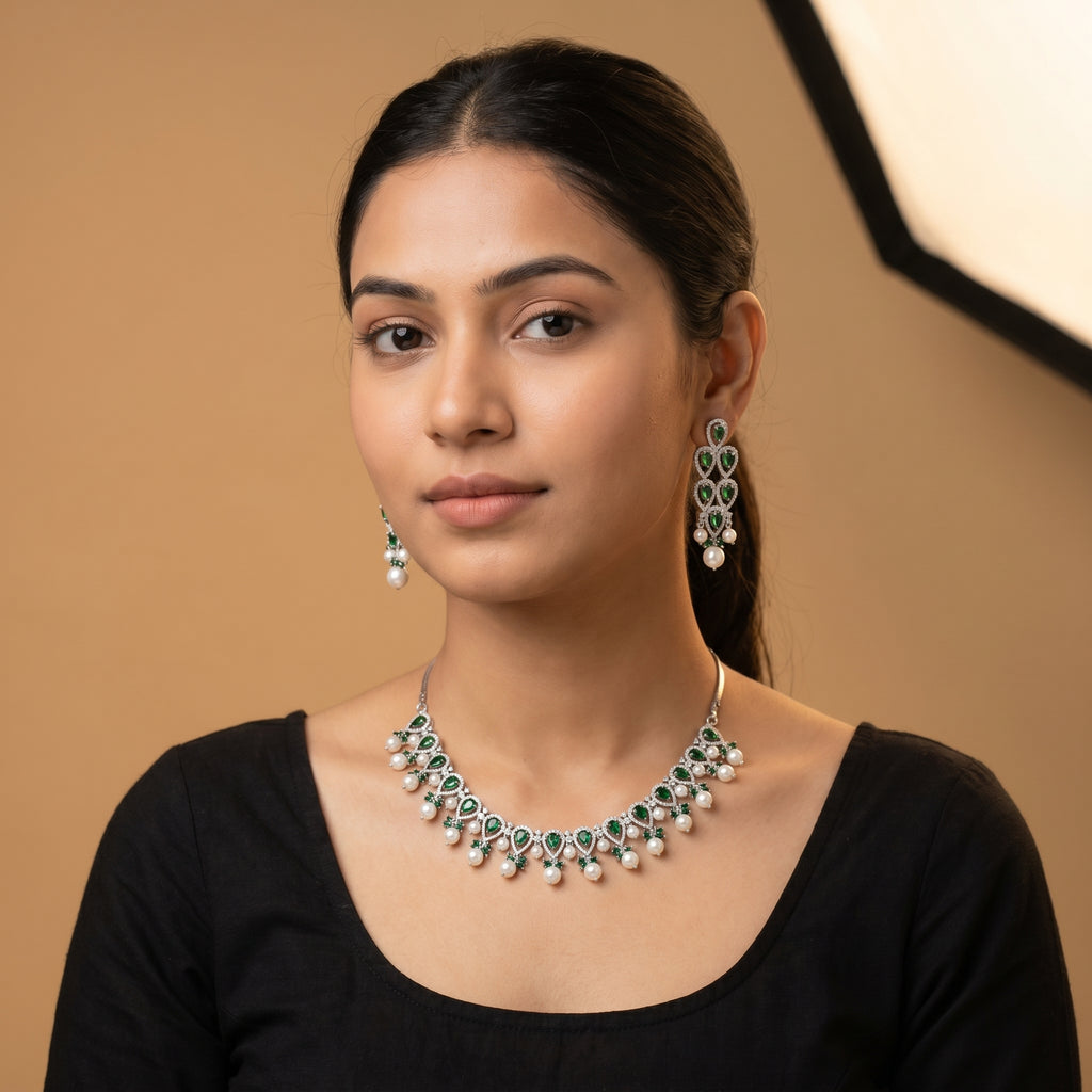 Emerald Rani Set
