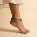Oxidized Woven Anklet