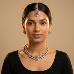 Kundan Amethyst Necklace