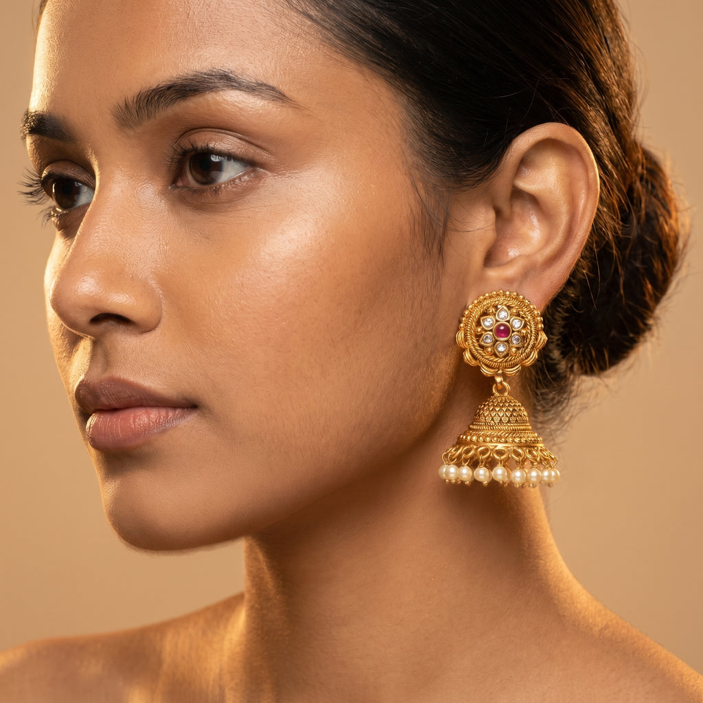 Meera Jhumka Earrings