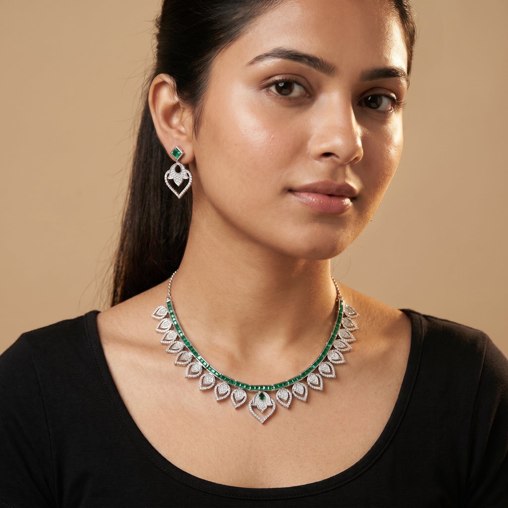 Rani Emerald Set