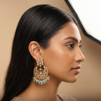 Aqua Moti Earrings