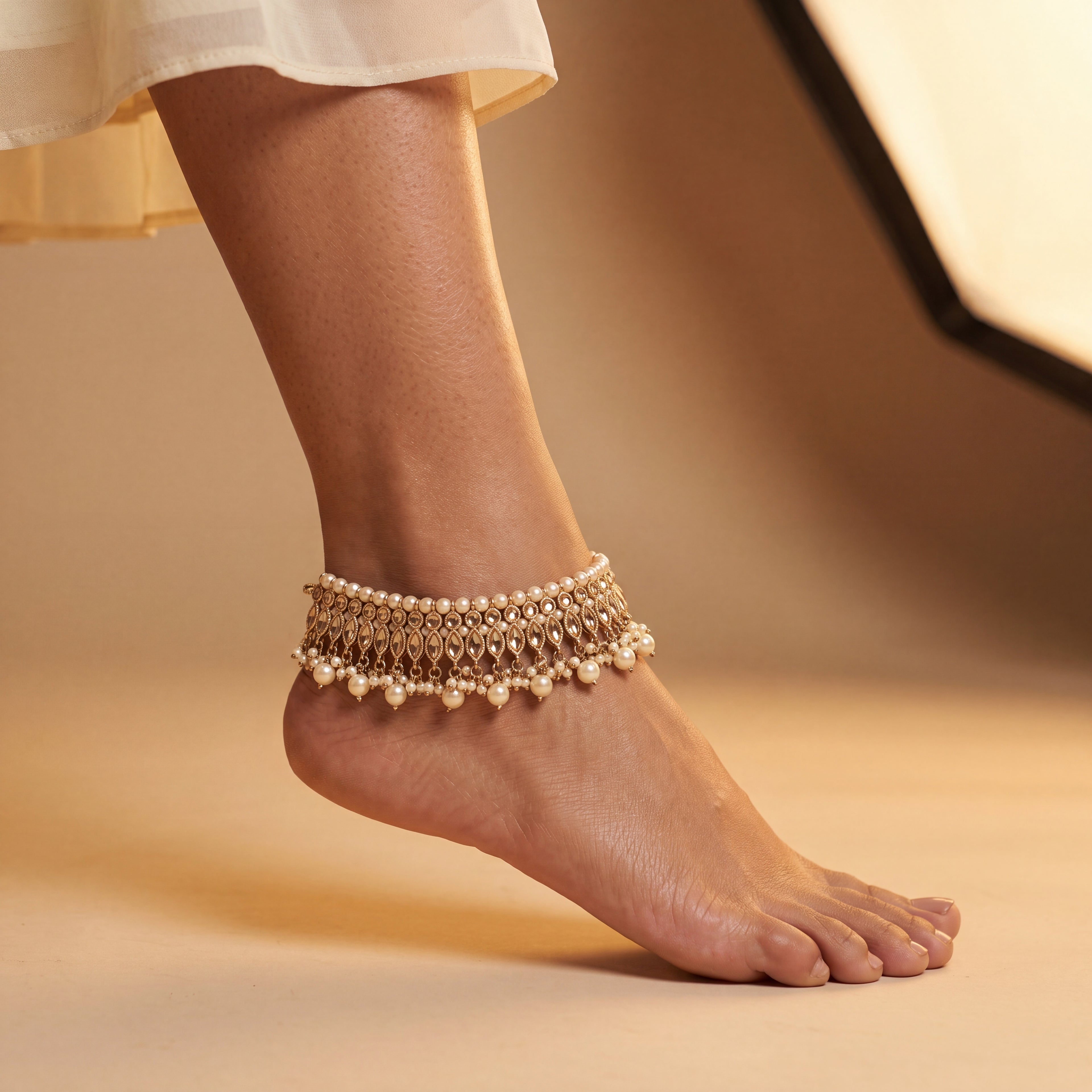 Tara Pearl Anklets
