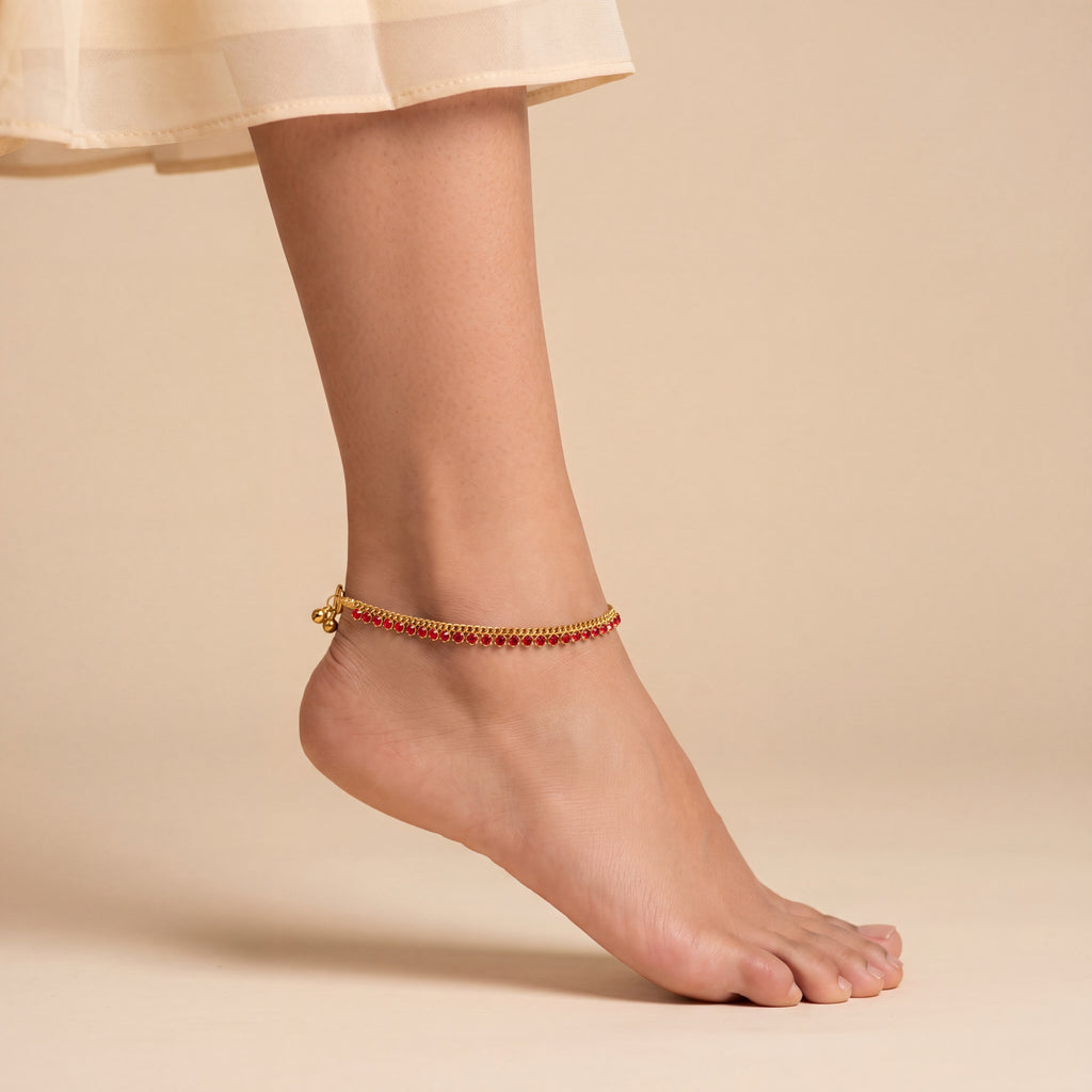 Rani Ruby Anklet