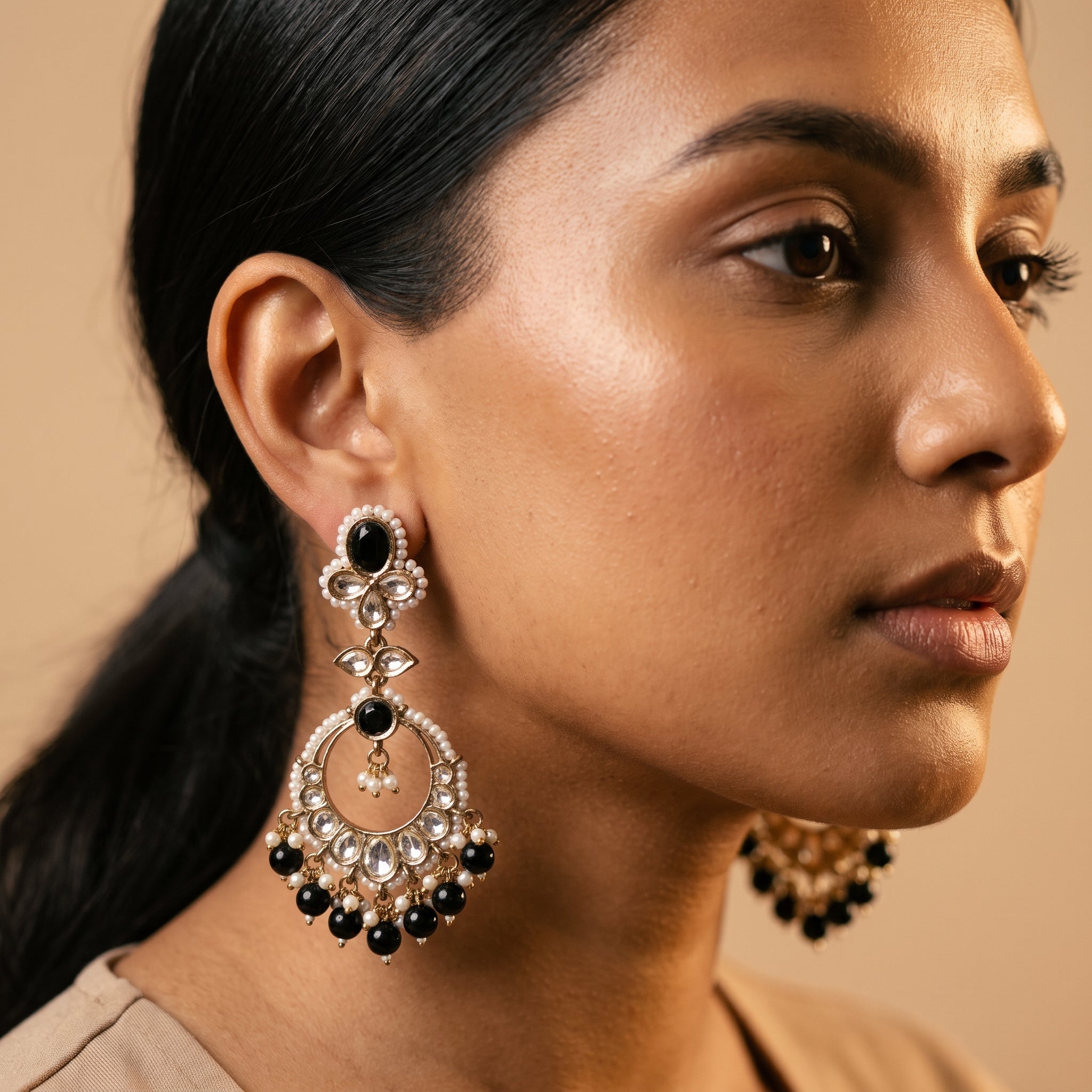 Kajal Moti Earrings