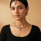 Kundan Pink Necklace