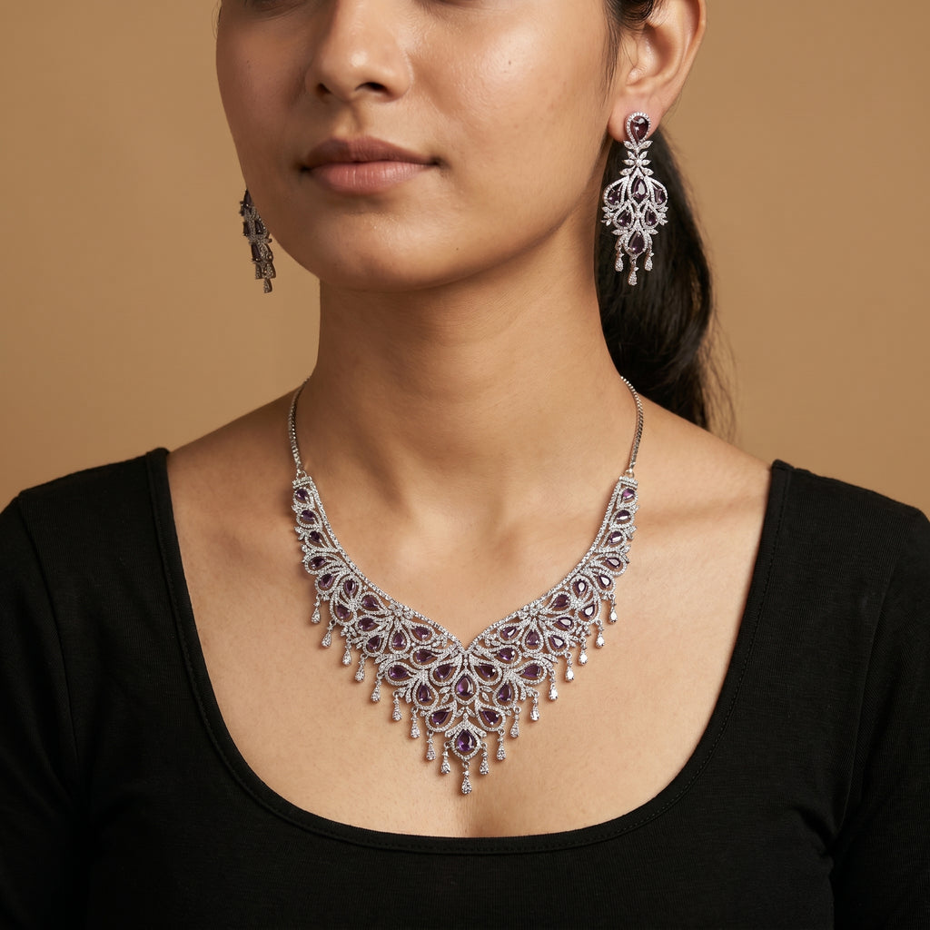 Mayuri Amethyst Set