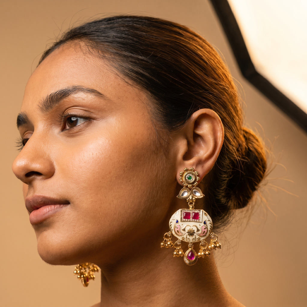 Gulabi Drop Earrings