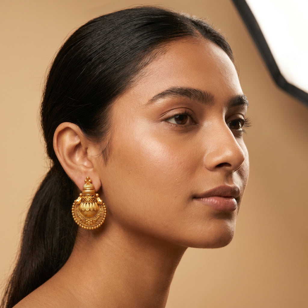 Virasat Gold Earrings