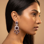 Regal Amethyst Earrings