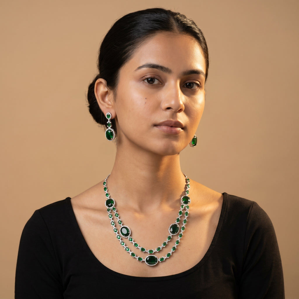 Rani Emerald Set
