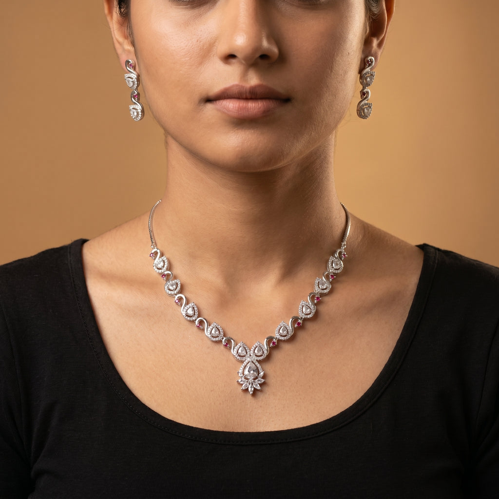 Hamsa Ruby Set