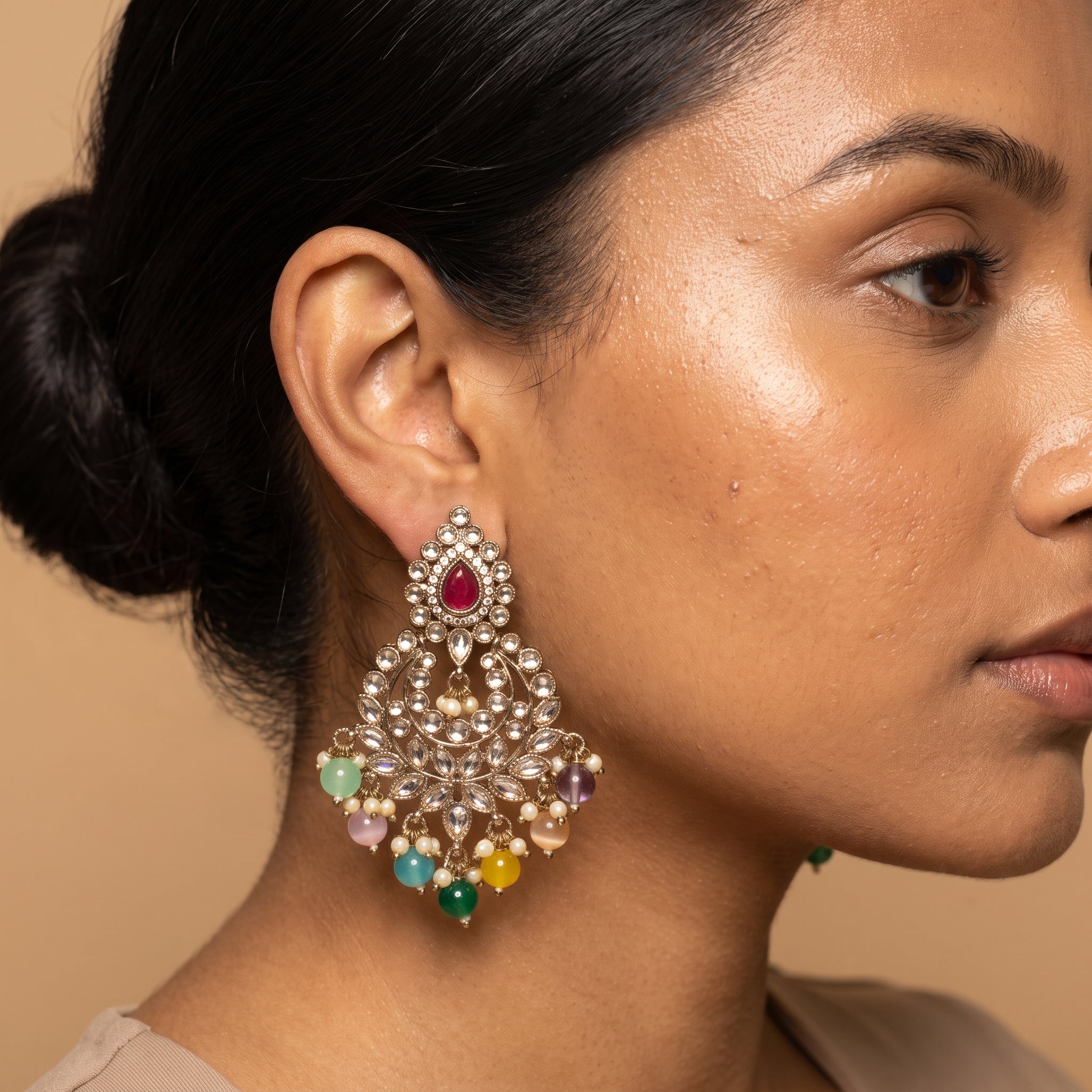 Rangoli Drop Earrings