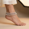Pearl Crystal Anklets