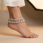 Pearl Crystal Anklets