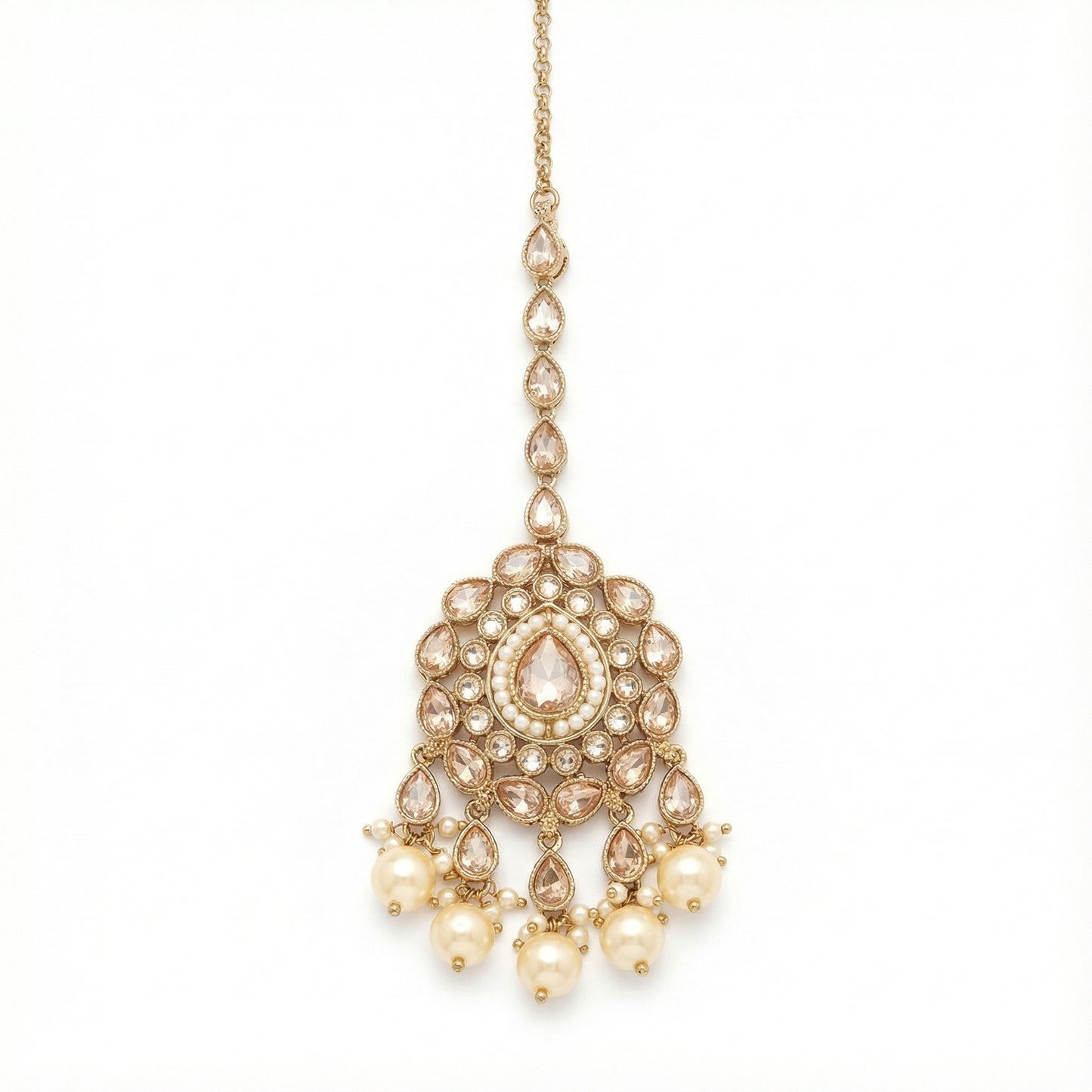 Ivory Glow Teardrop Tikka