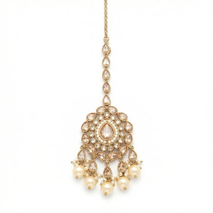 Ivory Glow Teardrop Tikka