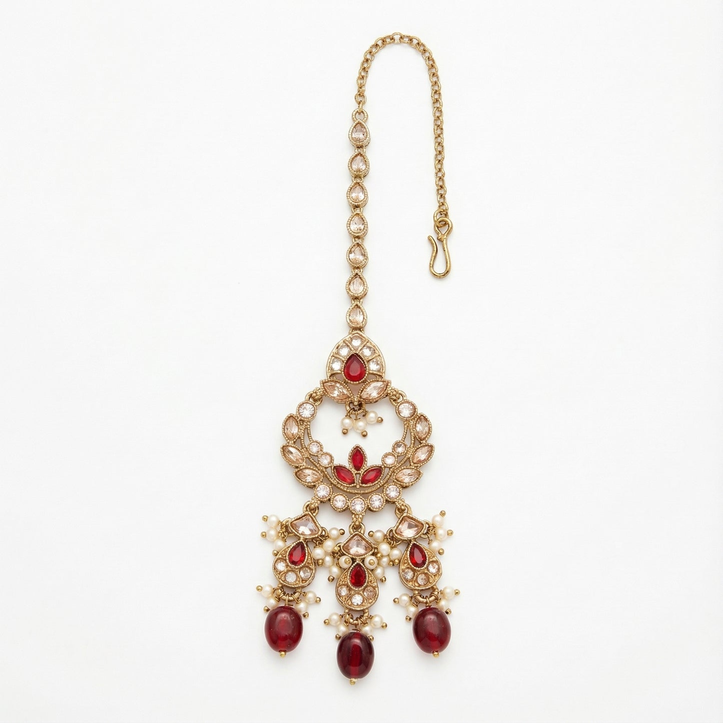 Chandrika Ruby Drop Tikka