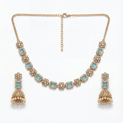 Riva Aqua Bloom Necklace Set